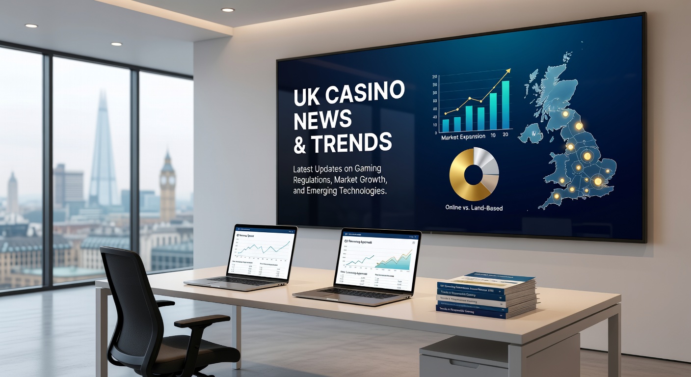 Gaming machines in a UK land-based casino venue with regulatory compliance signage