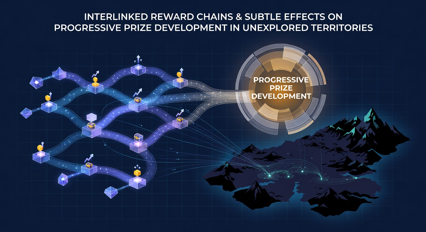Illustration of progressive prize meters expanding through layered bonus activities in underexplored gaming platforms