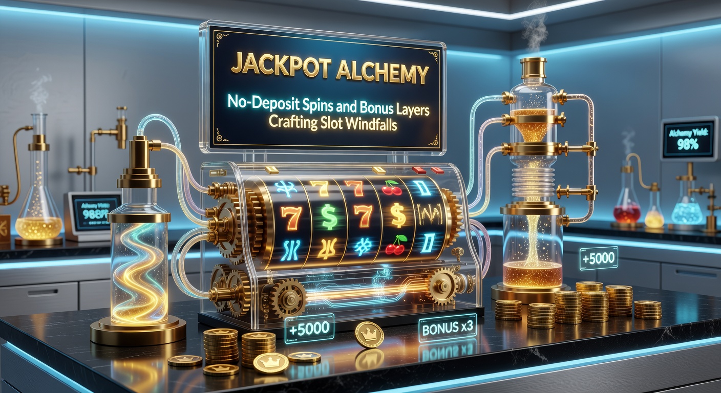 Animated graphic of slot bonus layers unfolding with golden coins cascading into a jackpot vault during a free spin bonus