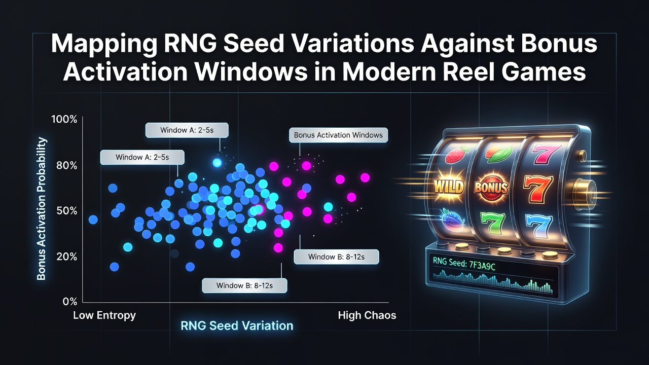 Diagram showing RNG seed sequences aligned with reel positions and bonus trigger points in modern slot systems