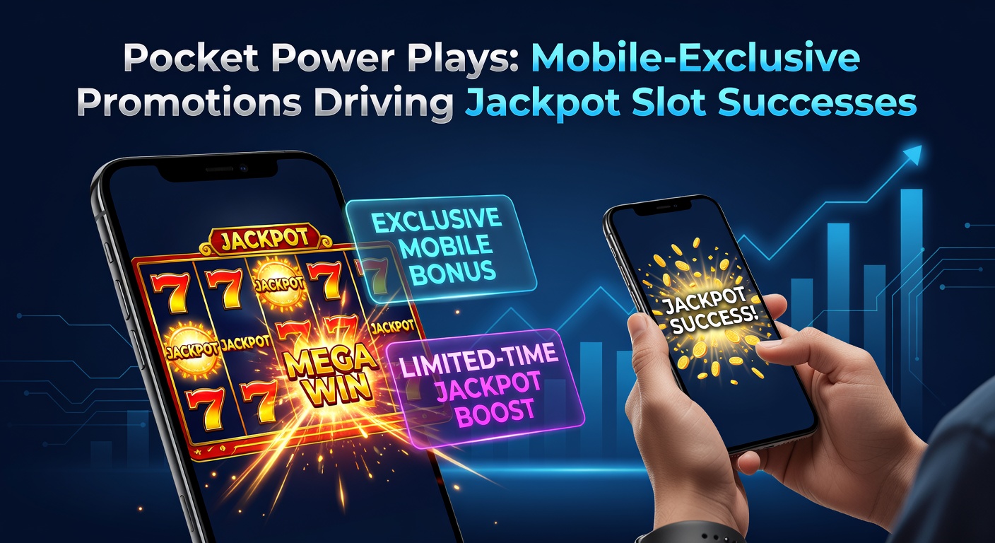 Smartphone screen displaying a jackpot slot win from a mobile-exclusive bonus promotion, with coins exploding and progressive meter filling up